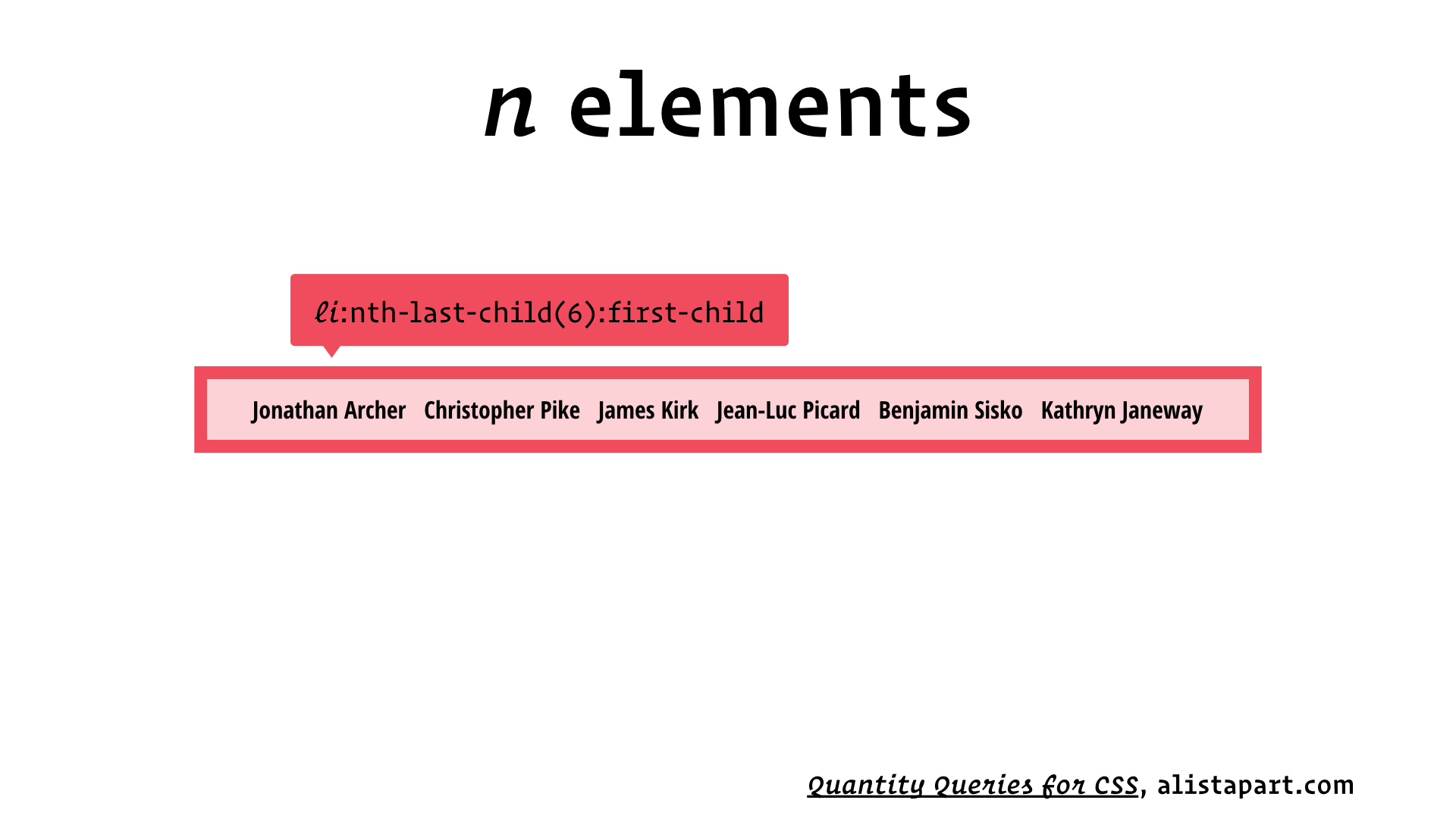 slide: li:nth-last-child(6):first-child